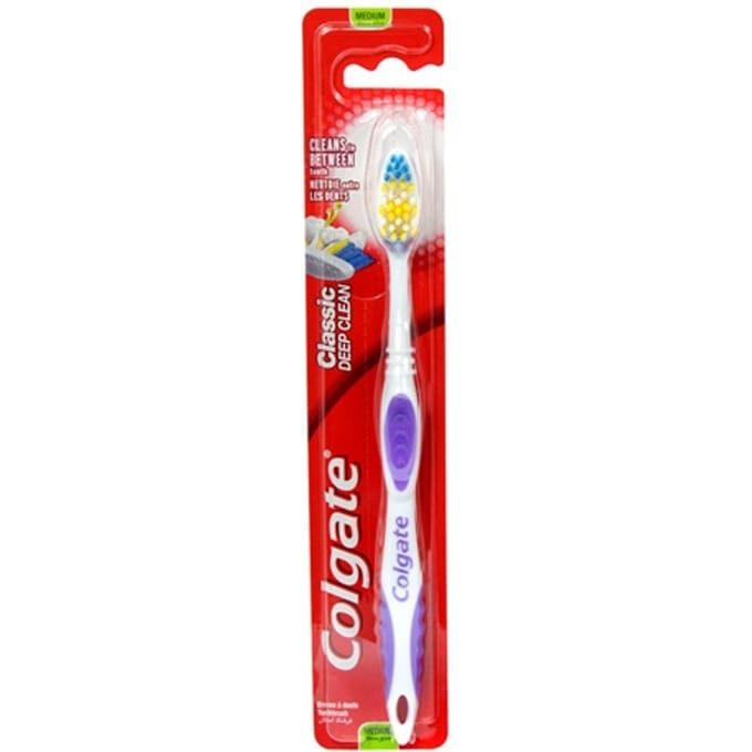 Gezicht accesoires Colgate Klassieke Deep Clean Tandenborstel - Medium