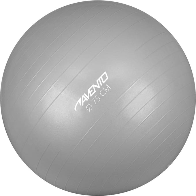Avento Fitnessbal -Gymbal - Ø 75 cm - Zilver