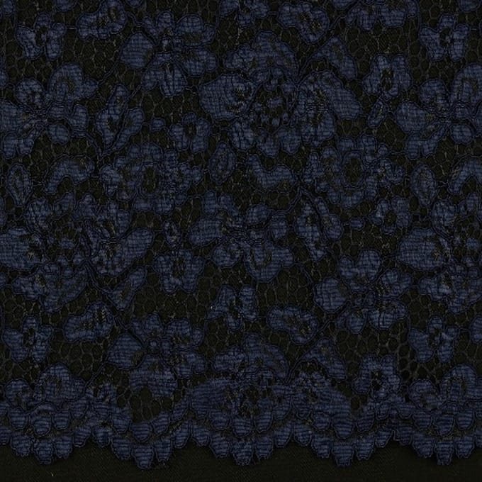 10 meter kant stof - Navy - 145cm breed
