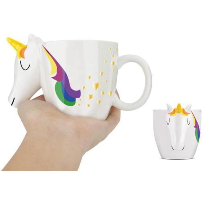 I-total Mok Unicorn Meisjes Keramiek 350 Ml Wit