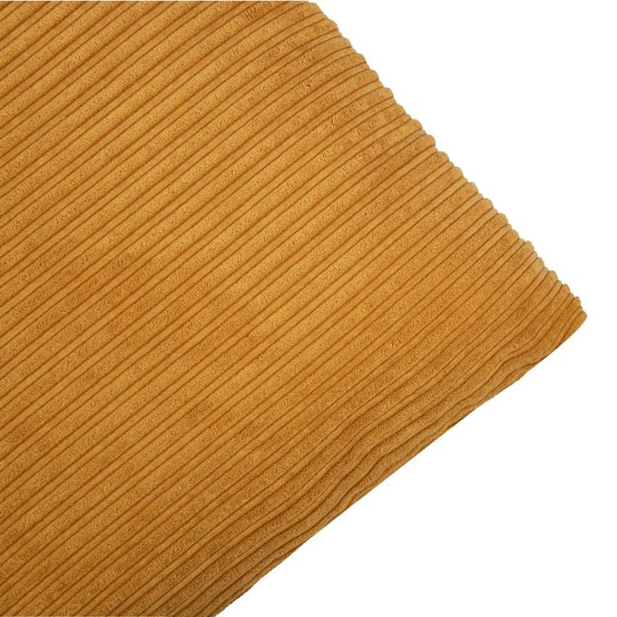 Duke Velvet Rib kussen honing geel 45x45cm