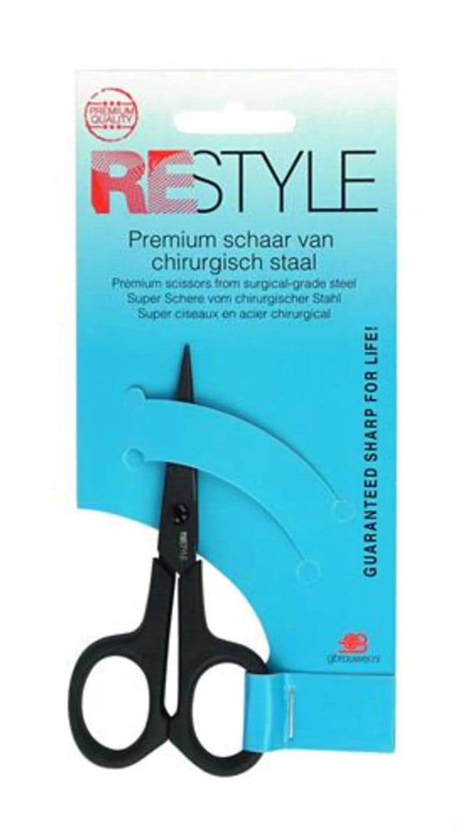 Borduurschaar 10,4 cm zwart - Restyle