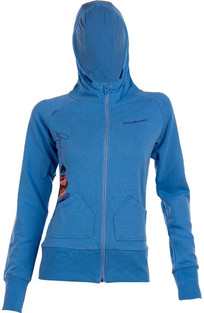 Trangoworld Serenity Sweatshirt Met Rits Blauw S Vrouw