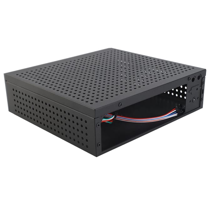 Desktop Computerbehuizing Goede Warmteafvoer Exquise Compacte Zwarte Mini HTPC-behuizing voor Thuisvideo black