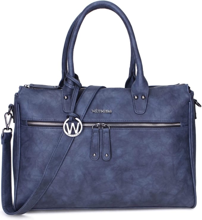 Wimona Laptoptas / Werktas - Dames - 15.6 inch - FabianaTwo - Blauw