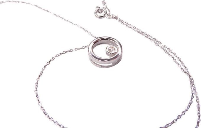 Christian Dames ketting - 45cm -Zilver