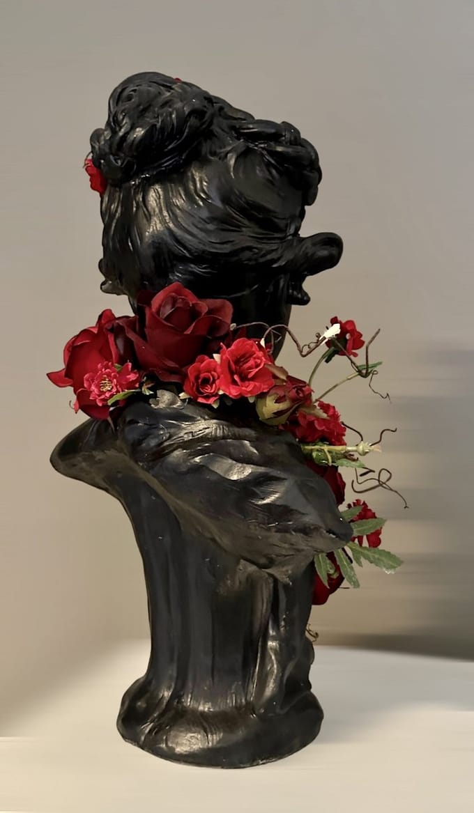 Seta Fiori - Brocante - Kunstbloemen - Kunst rozen - 55cm - Hemelse Roos - Rosa Devina -