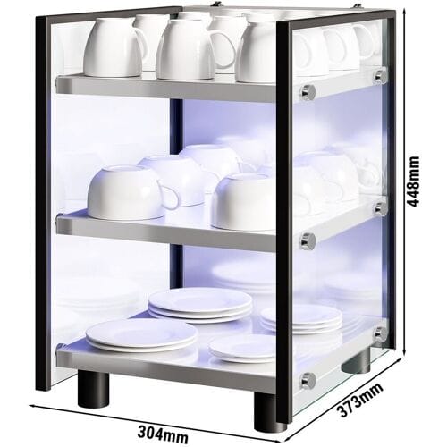 GGM Gastro Tassenwärmer - 100 Watt - mit 3 Ablagen