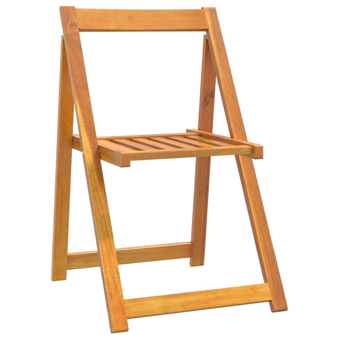 vidaXL - Klapstoelen - 4 - stuks - van - massief - acaciahout