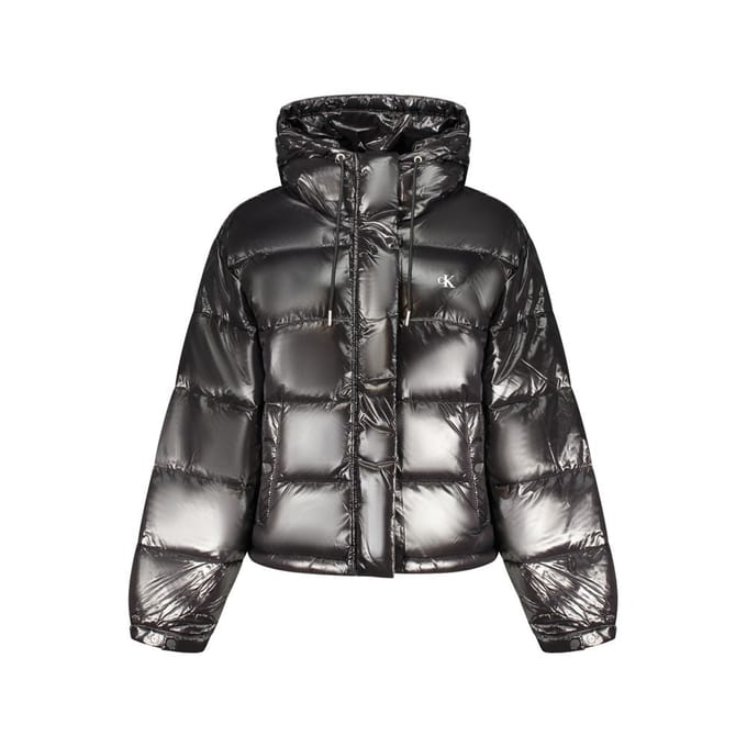 Calvin Klein Zwarte Polyester Damesjas