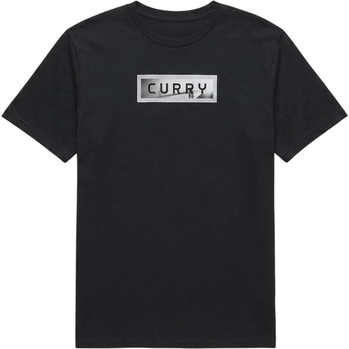 Under Armour Heren-T-shirt met Curry-print (Zwart)