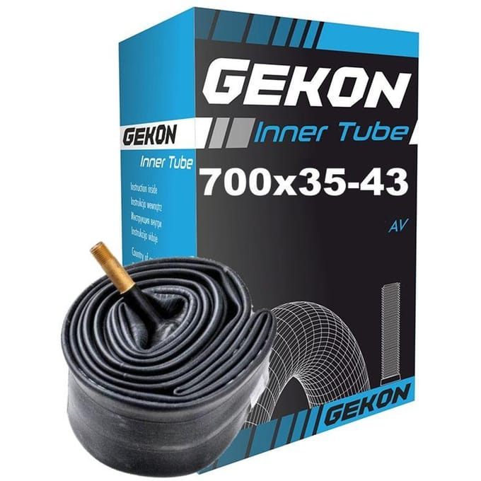 Gekon - Fietsbinnentube - 28”/700 x 35-43 - AV Auto - 48mm