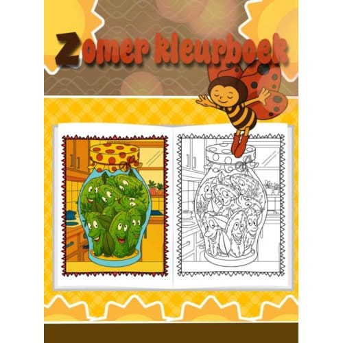Leuk Zomerkleurboek Voor Kinderen - Mieke Stevens