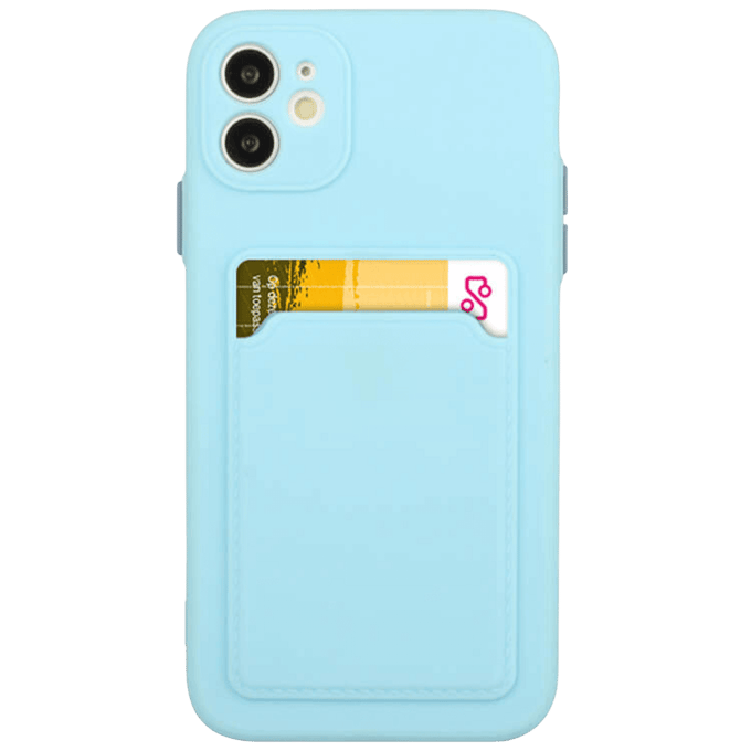 CaseBody iPhone 11 Telefoonhoesje met Kaarthouder Blauw