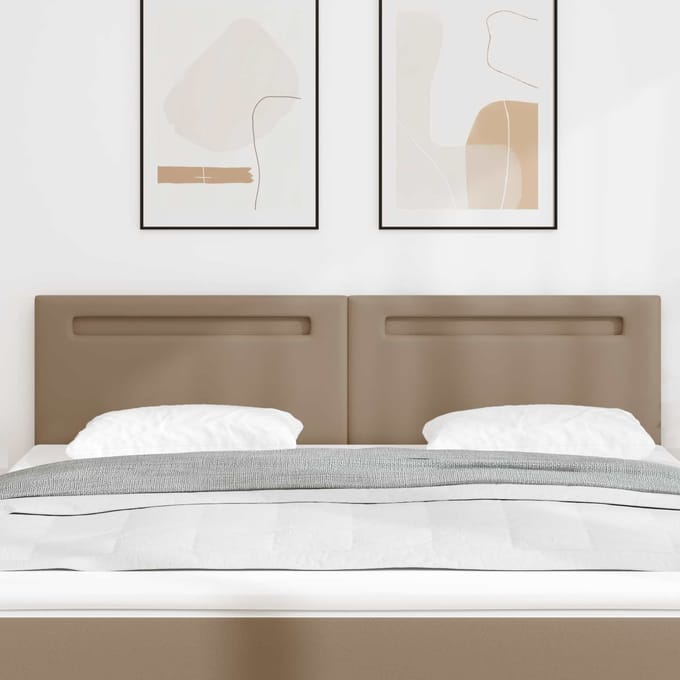 vidaXL - LED - Hoofdbord - Cappuccino - 180 - cm - Kunstleer