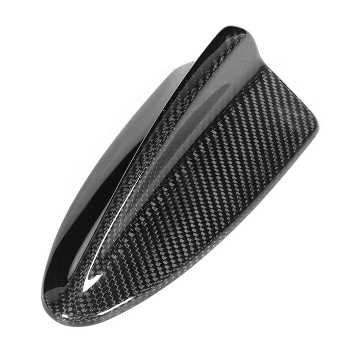 Droge Koolstofvezel Haaienvin Antennekap Passend voor X1 X3 X5 X6 E70 E71 gray