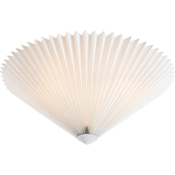 Markslöjd Plafondlamp Plisado, wit, Ø 50 cm