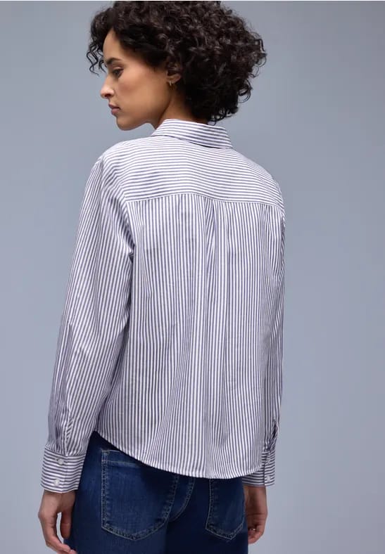 Gestreept overhemd blouse