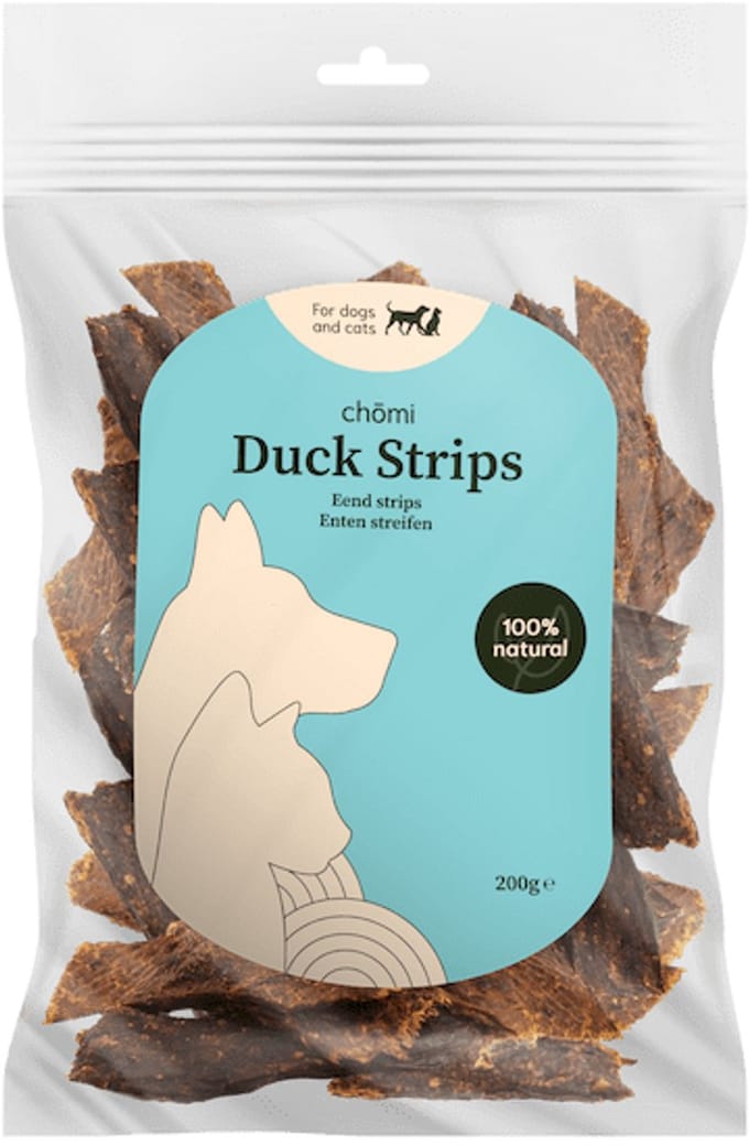 Chomi Pets - Eendfilet Strips - 200 gram