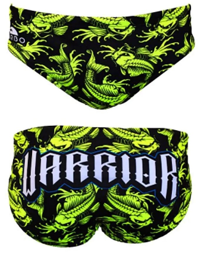 Turbo Carpa Warrior Zwemslip Groen,Zwart 2XL Man