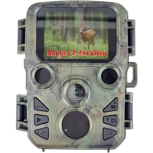 Berger & Schröter Mini Wildcamera 20 Mpix Black LEDs, Low Glow LEDs, Timelapsevideo Camouflage