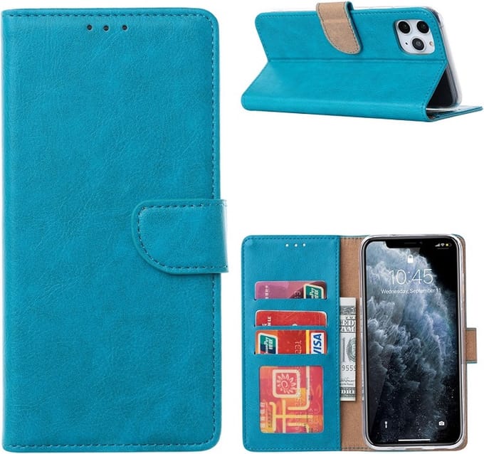 Cityhoesje-iPhone 15 Pro hoesje – Bookcase – Boekmodel incl Pasjeshouder