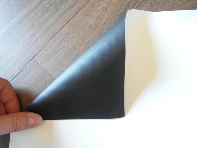 Linnen Doek - Projectiedoek - Thuisbioscoop - Mat Wit Oppervlak - 108 x 81 cm - Wit