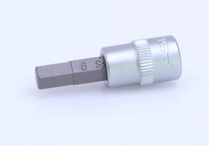 Asta 720206 Dopad 1/4" Hex 6mm - Chroom-Vanadium & S2 Staal