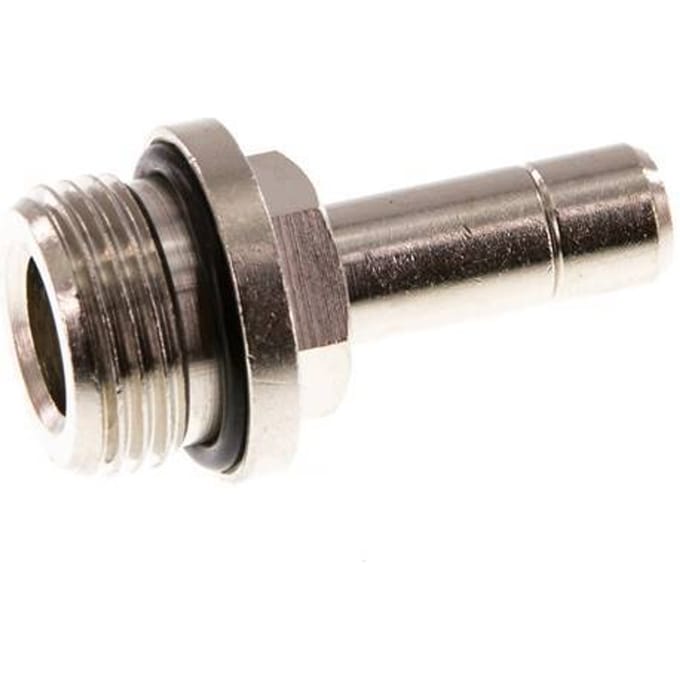 8mm x G3/8'' insteekfitting Messing Buitendraad NBR [2 Stuks]