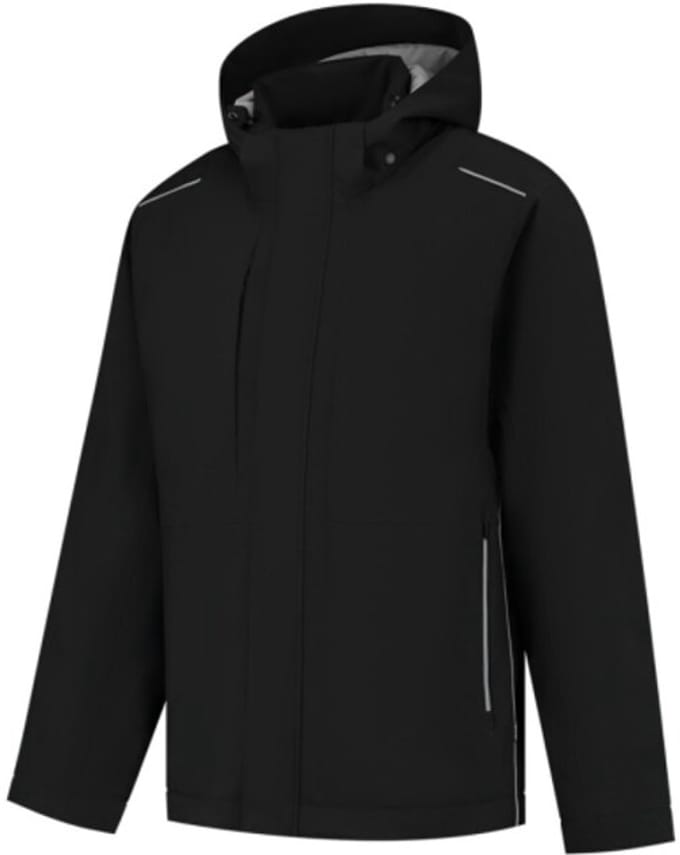 Tricorp Winter Tech Shell Accent zwart-grijs XS