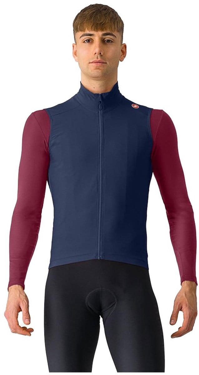 Castelli Espresso Gilet Blauw XL Man