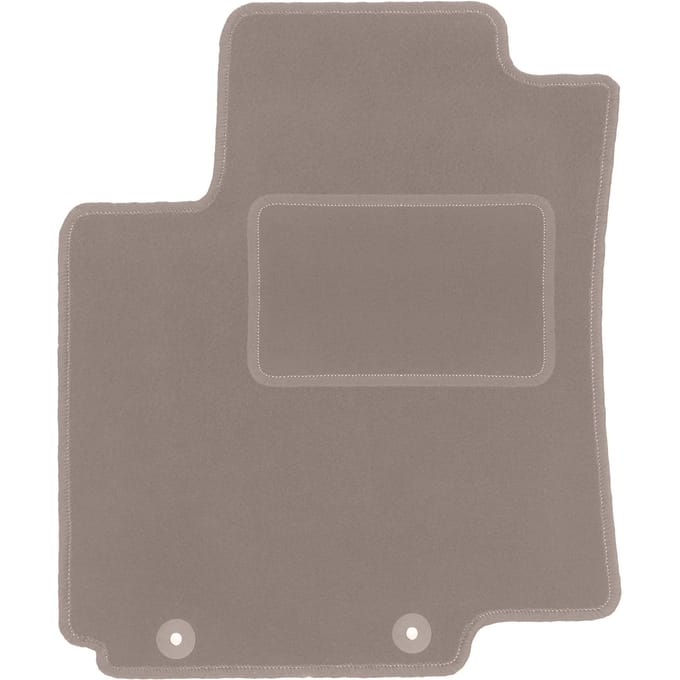 Beige bestuurdersmat voor: Kia Rio III UB hatchback (2011-2017)