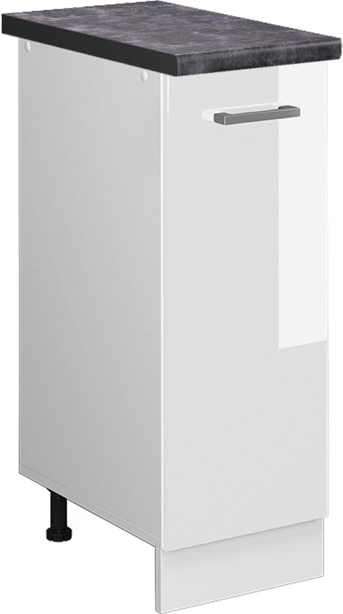 Vicco R-Line Apotheekkast – 30 cm, WB Antraciet Wit Hoogglans