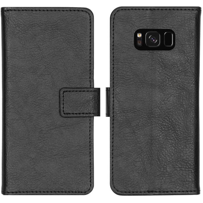 imoshion Hoesje - Geschikt voor Samsung Galaxy S8 - Luxe Bookcase - Zwart
