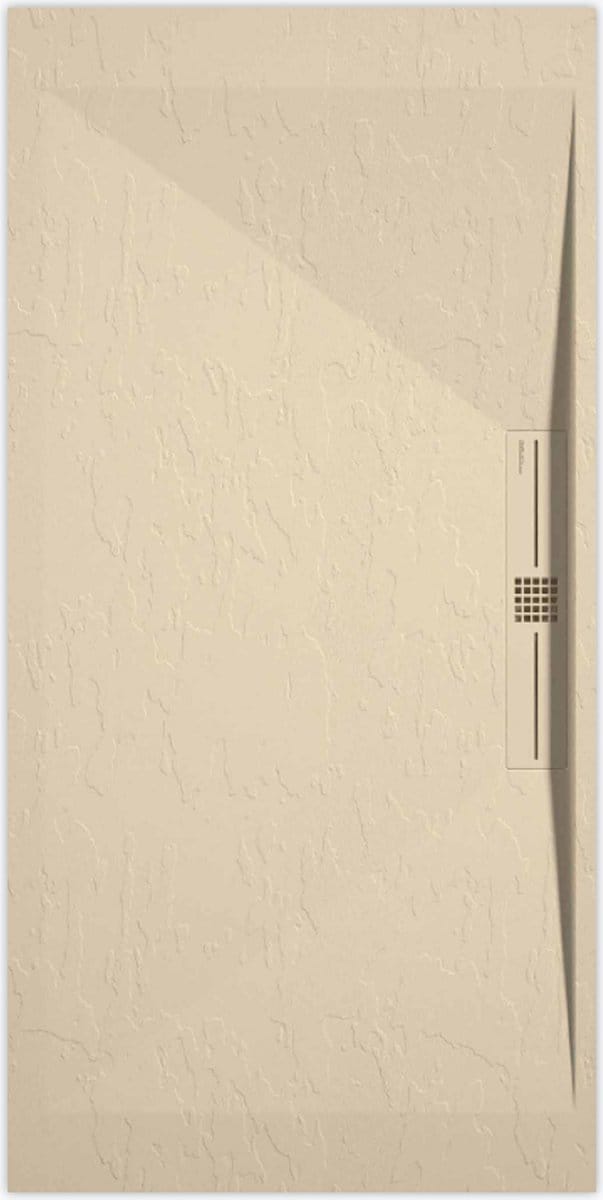 Sanifun douchebak Stone Side Cream Slate 1100 x 800 P
