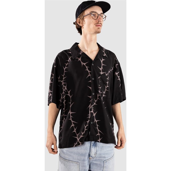 Vans Van Doren Printed Camp Shirt zwart