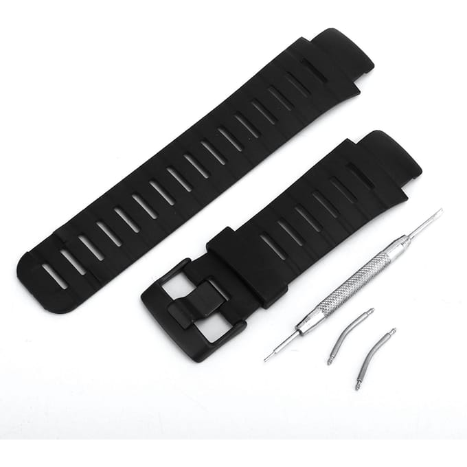 Buiten Rubber Horlogeband Horlogeband Vervangend Accessoire voor SUUNTO X LANDER gray