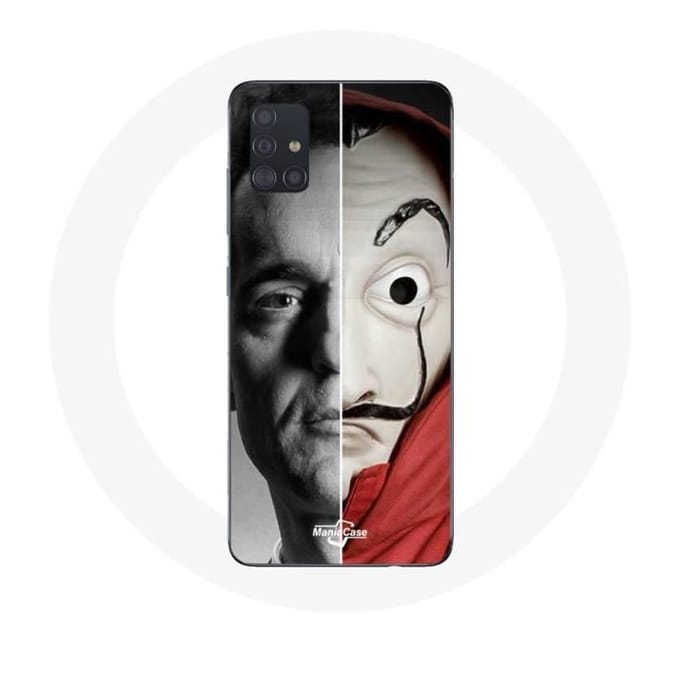 Coque pour Samsung Galaxy A71 Berlin La casa de papel Berlin Masque Split