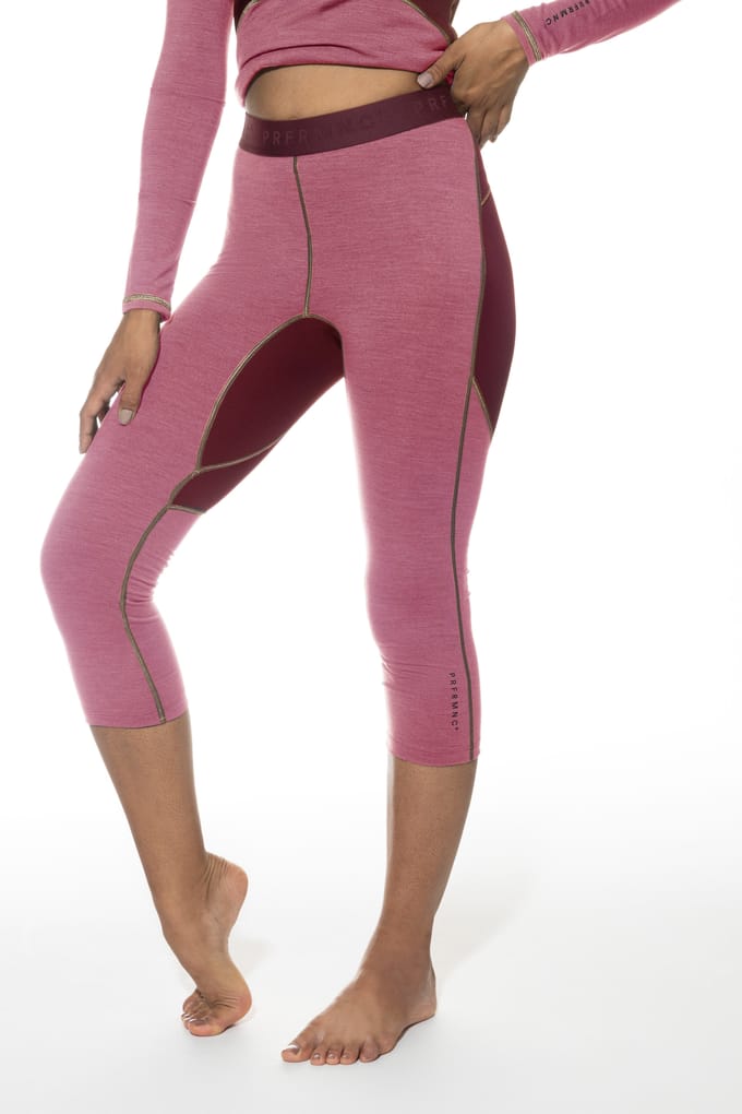 Legging 3/4-lang Serie PRFRMNC+ Energetic Red Melange