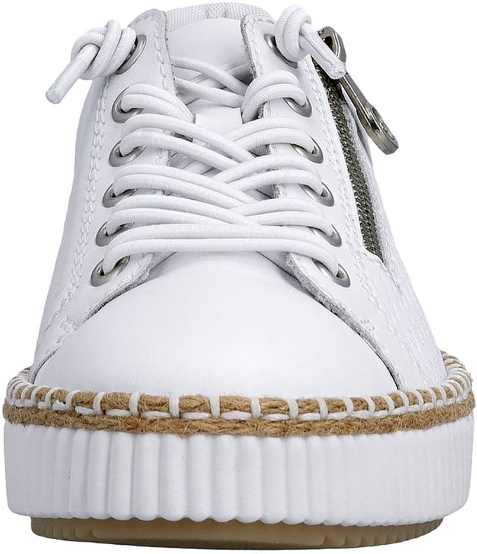 Lage sneakers van schapenleer