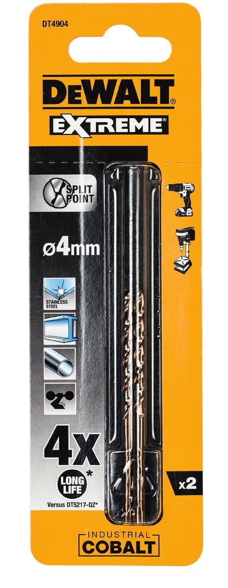 DeWALT DT4904 Industrial Cobalt Boor HSS 4.0mm