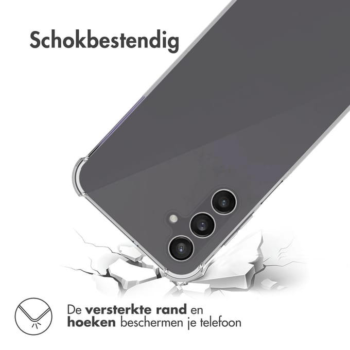 imoshion Hoesje - Geschikt voor Samsung Galaxy A25 (5G) - Shockproof Case - Transparant