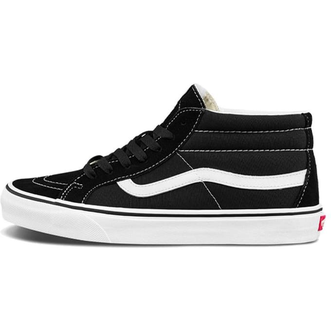 Vans Sk8-Mid Zwarte Unisex Sneakers True-White VN0A391F6BT 43