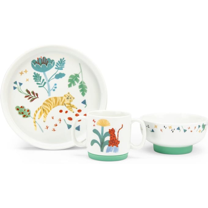 Moulin Roty porseleinen servies La foret Mawa