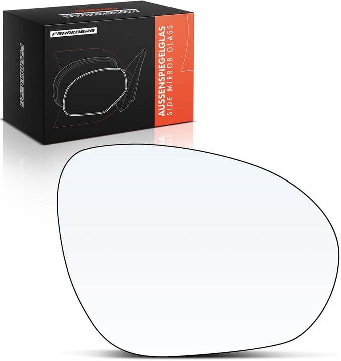 Frankberg 1x buitenspiegelglas rechts voor Nissan