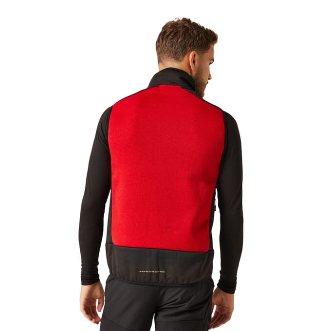 Regatta E-Volve Stretch Hybride Bodywarmer Heren (Klassiek rood/zwart)