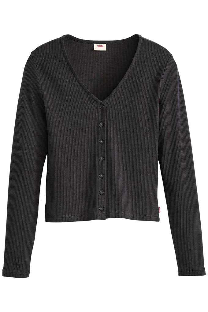 Levi's Muse Long Sleeve Tee Black Taglia: M | Maglie a manica lunga Outlet | Donna | Nero