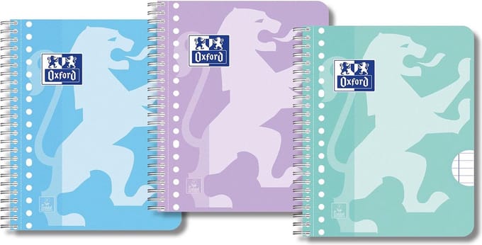 Collegeblk oxf school a5+ ln 17gaats 160pag pastel | 20 stuks