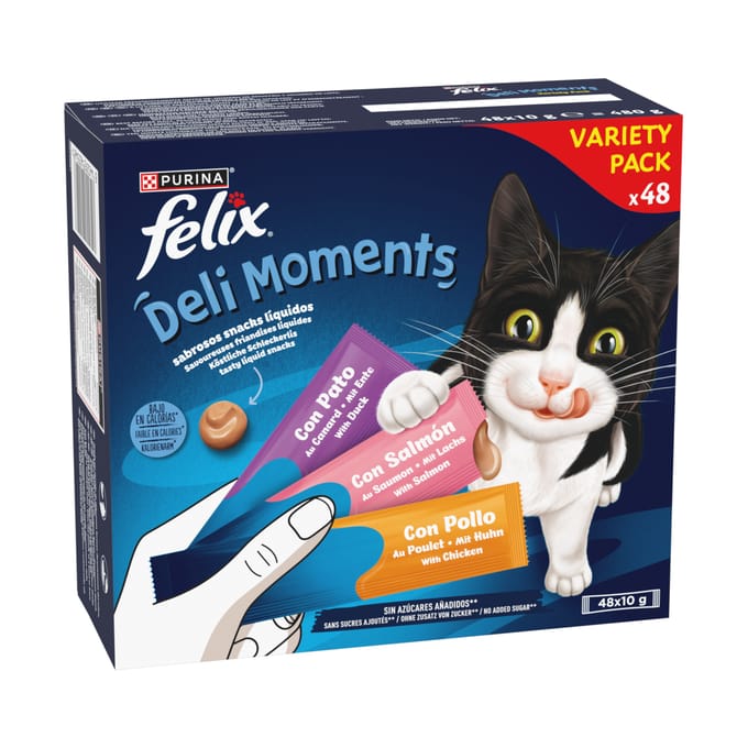 48x 10g Felix Deli Moments Multipack Katten­snoepjes