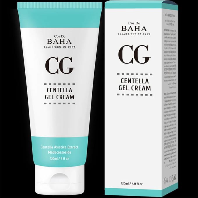 Cos De BAHA CG Centella Asiatica Soothing Calming Cream voor gezicht/hals 120 ml (3 opties) # 120ml x 2PCS white
